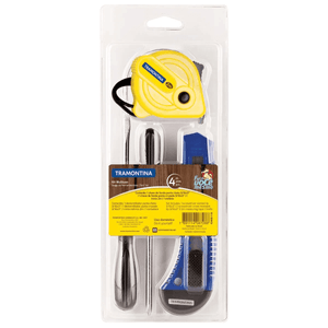 KIT DE FERRAMENTAS 3PC TRAMOTINA