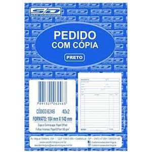 Pedido de  Mesa 1/36 Copia Preto  40 Folhas - SD