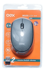 MOUSE-COZY-DUO-PRATA-MS602-OEX-1X1UN