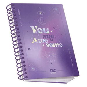 Agenda Espiral A5 Trendy Purple 336 Folhas 2023 Dac