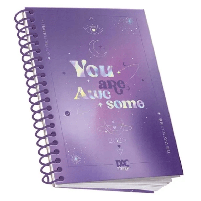 Agenda-Espiral-A5-Trendy-Purple-336-Folhas-2023-Dac-1X1UN