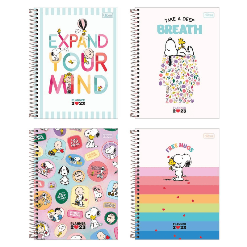 Agenda-Espiral-Planner-Snoopy-M7-2023-Tilibra-1X1UN