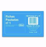 Ficha-Pautada-3x5-Numero-1-Tilibra-1X1UN