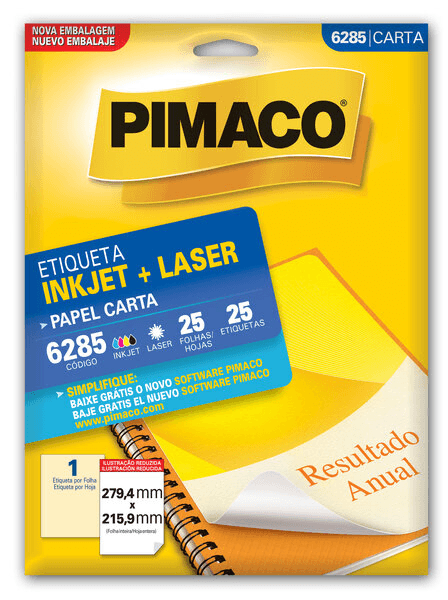 ETIQUETA-PIMACO-CARTA-6285-LASER-C-25-1X1UN