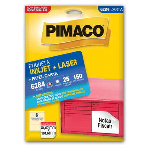 ETIQUETA PIMACO CARTA 6284 LASER C 150 U