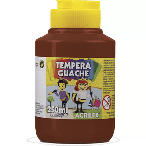 Tinta Guache Marron 250  ml - Acrilex