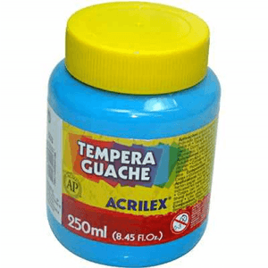 Tinta Guache Azul Celeste 250ml Acrilex