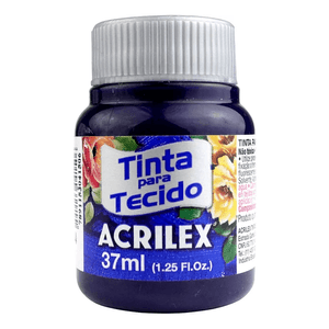 Tinta Tecido Fosca Azul Marinho 37  ml - Acrilex