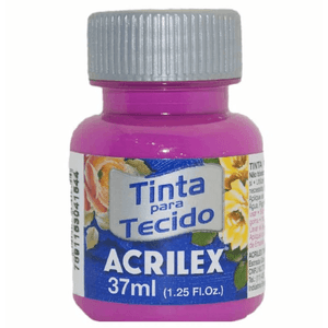 Tinta Tecido Fosca Magenta 37  ml - Acrilex