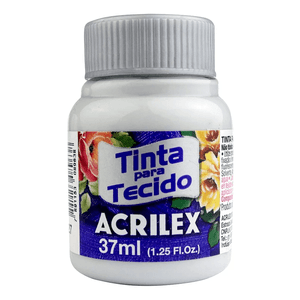 Tinta Para Tecido Fosca Cinza Claro 37ml Acrilex