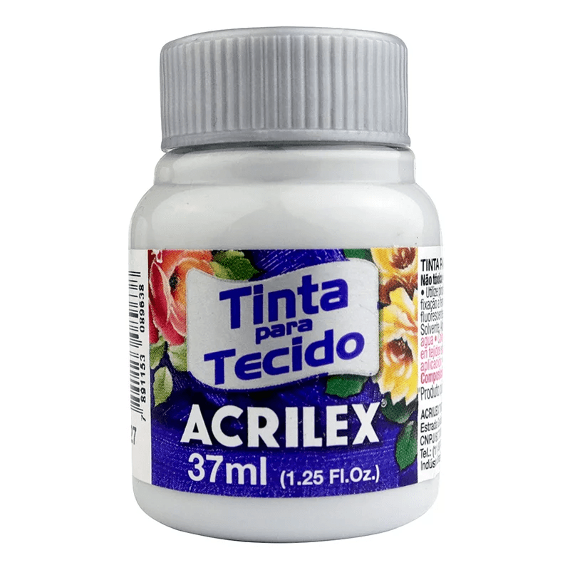 Tinta-Para-Tecido-Fosca-Cinza-Claro-37ml-Acrilex-1X1UN