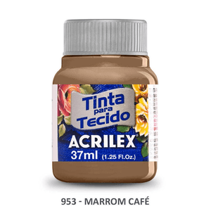 Tinta Para Tecido Fosca Marrom Café 37ml Acrilex