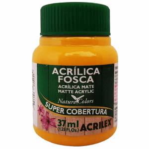 Tinta Acrilica Fosca 37  ml Amarela Ouro - Acrilex