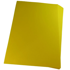 Contra Capa A4 Amarelo Couro Lm - Plastyline