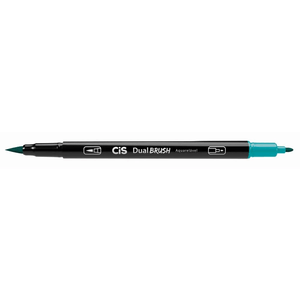 Marcador Artístico Aquarelável Dual Brush Turquesa Cis