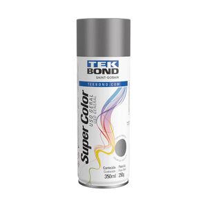 Tinta Spray Super Color Uso Geral Grafite 350 ml - Tekbond