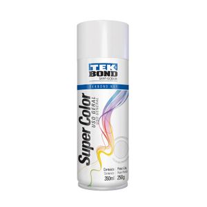 Tinta Spray super color Uso Geral Gelo 350  ml - Tekbond