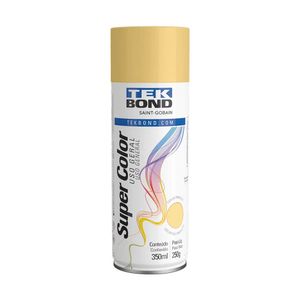 Tinta Spray super color Uso Geral Bege 350  ml - Tekbond