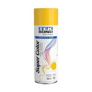 Tinta Spray Uso Geral Amarelo 350 Ml/250G - Tekbond