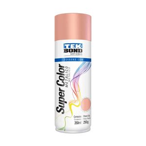 Tinta Spray Super Color Metálico Rose Gold 350ML TekBond