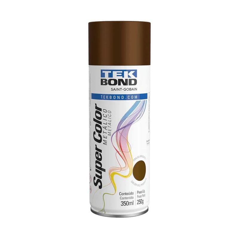 Tinta-Spray-Metalico-Bronze-350Ml-250G---Tekbond