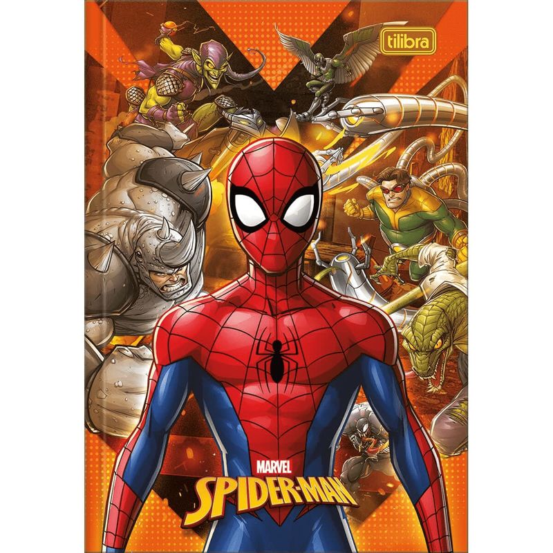 Caderno-Brochura-Capa-Dura-1-4-Spider-Man-48-Folhas---Sortido