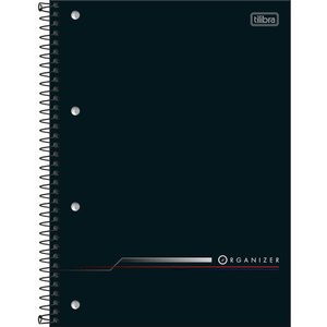 Caderno Capa Dura  Universitário Organizer 80 Folhas  - Tilibra