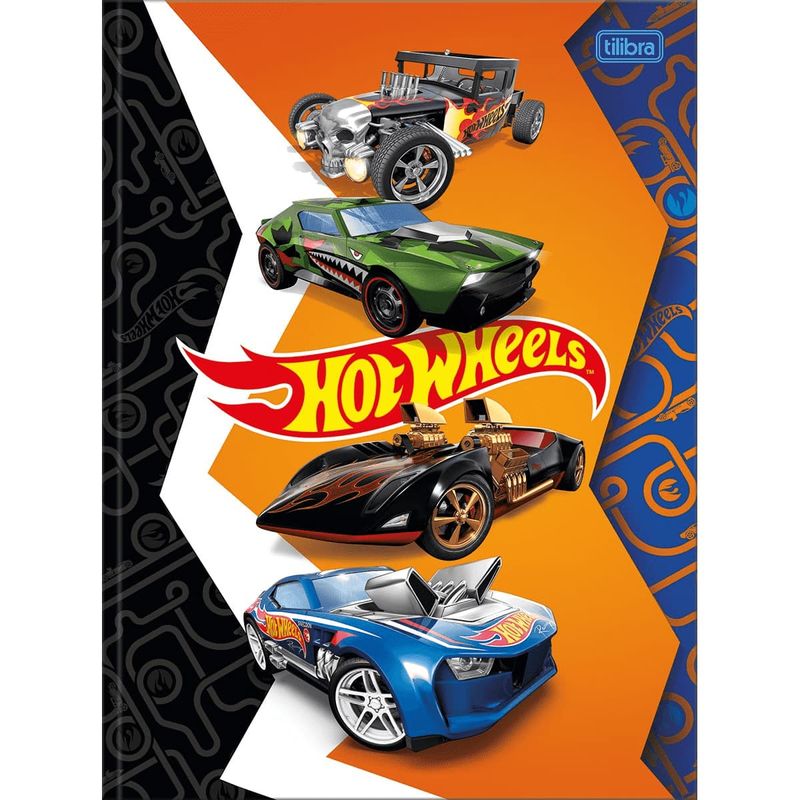 Caderno-Brochura-Capa-Dura-Universitario-Hot-Wheels-48-Folhas---Sortido