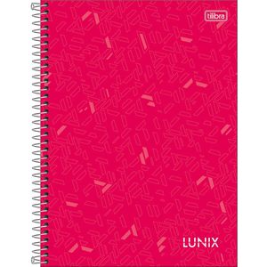 Caderno Capa Dura  Espiral  Universitário   Lunix 1M 80 Folhas - Tilibra