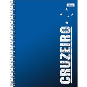 Caderno Capa Dura  Espiral Cruzeiro 1 Matéria 80 Folhas - Tilibra