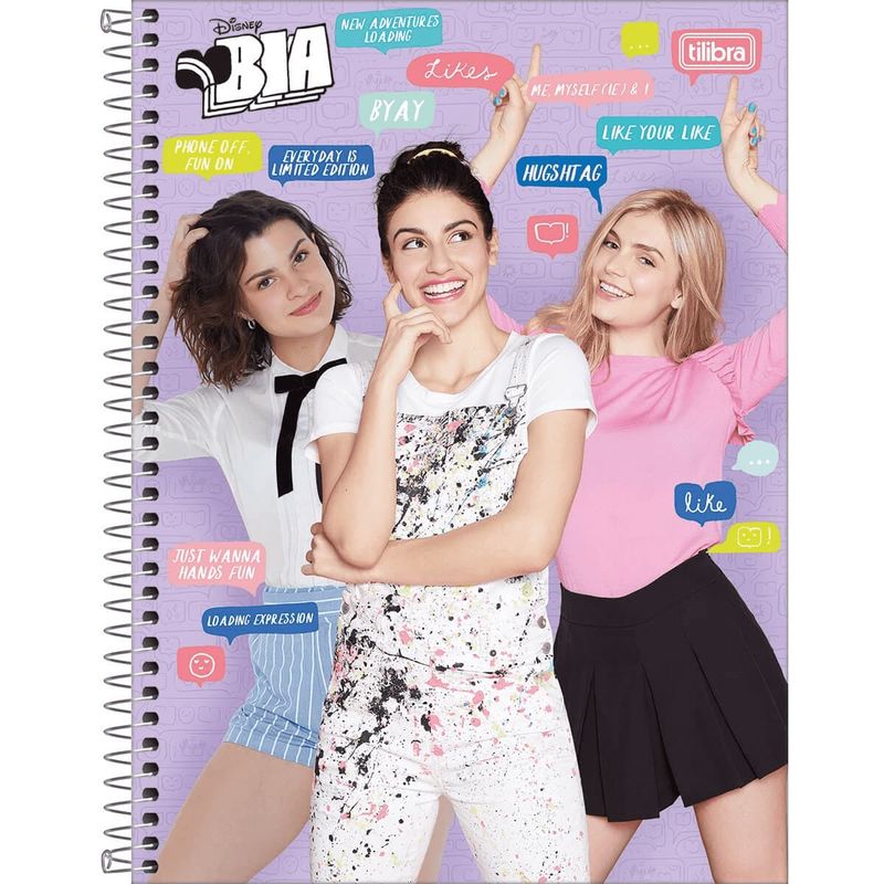 Caderno-Colegial-Capa-Dura-Disney-Bia-1-Materia-80-Folhas-Tilibra