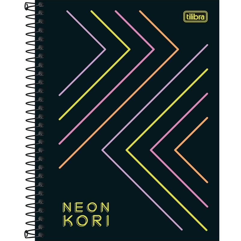 Caderno-Colegial-Tiliflex-Neon-Kori-80-Folhas-Tilibra