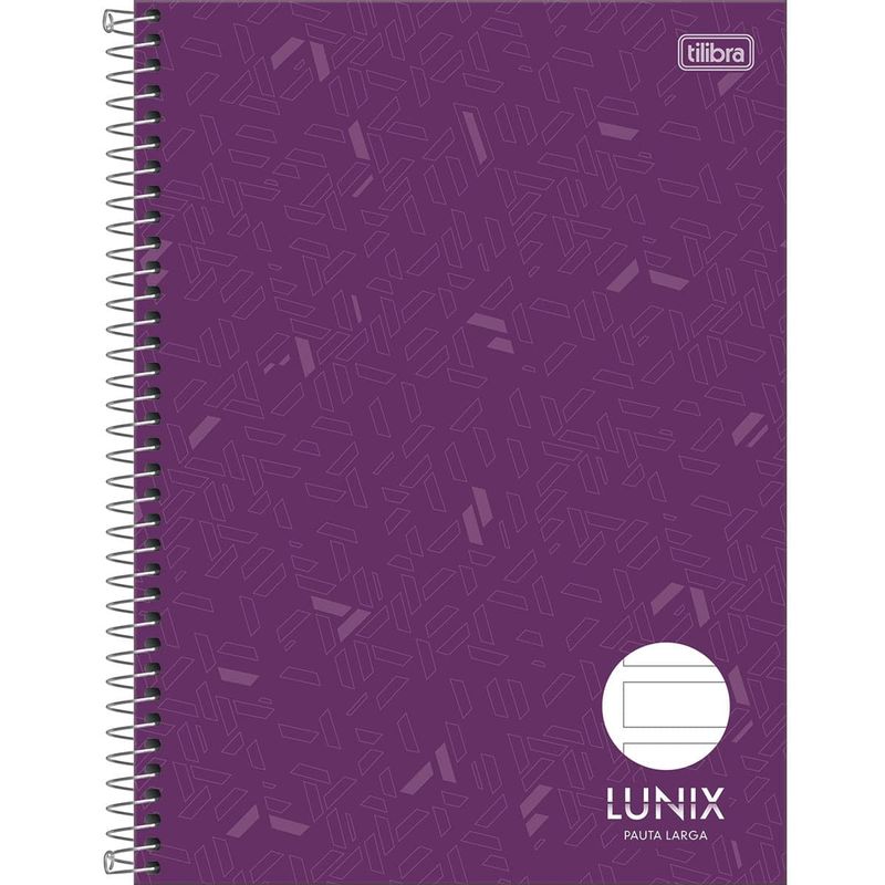 Caderno-Universitario-Com-Pauta-Larga-Lunix-80-Folhas-Tilibra