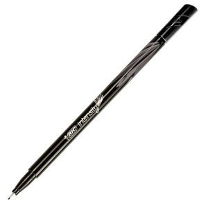 Caneta Bic Intensy Ultra Fina 0.6 mm   Preto  - Bic