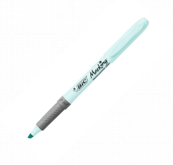 Marca-Texto-Bic-Brite-Liner-Azul-Pastel