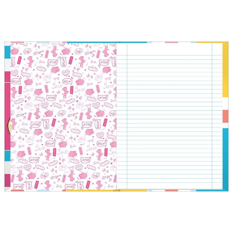 Caderno-Brochurao-Capa-Dura-Barbie-Teen-80-Folhas-Foroni