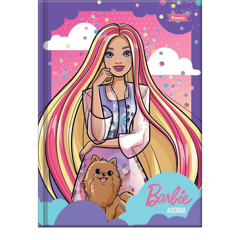 Agenda-Capa-Dura-Escolar-Permanente-96-Folhas-Barbie