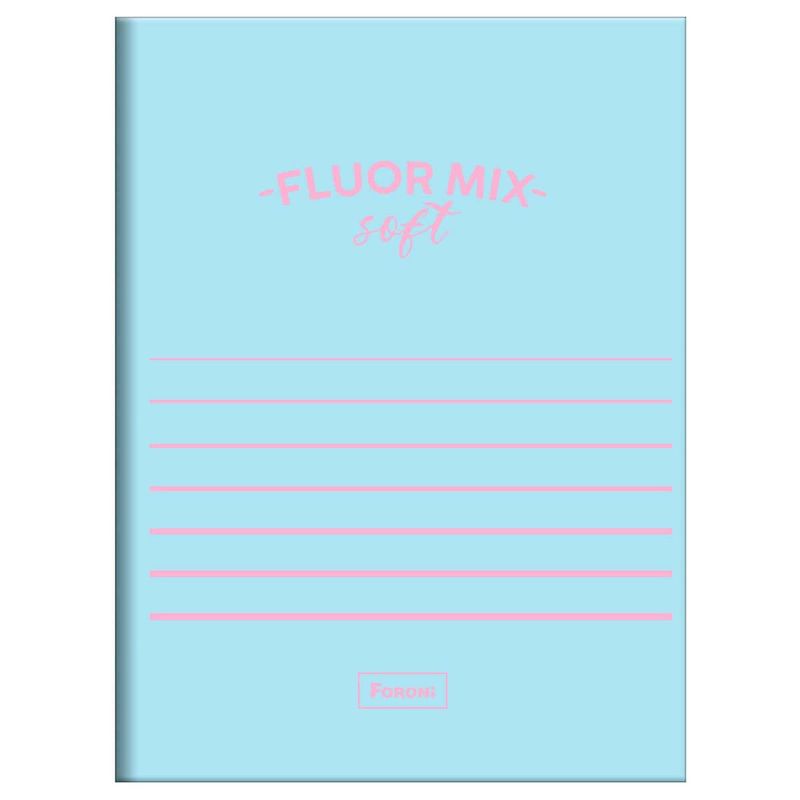 Caderno-Brochurao-Capa-Dura-Fluor-Mix-Soft-80-Folhas-Foroni