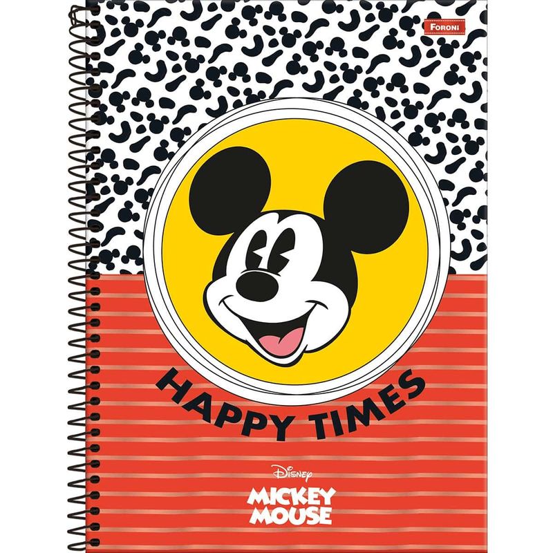 Caderno-Universitario-Capa-Dura-Mickey-Mouse-80-Folhas-Foroni