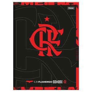 Caderno Brochura  Capa Dura Flamengo 80 Folhas Foroni