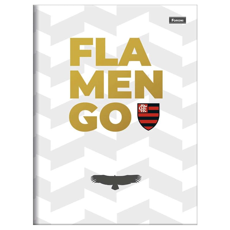 Caderno-Brochura--Capa-Dura-Flamengo-80-Folhas-Foroni