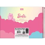 Caderno-Cartografia-Capa-Dura-Milimetrado-Barbie-Dreamtopia-80-Folhas-Foroni