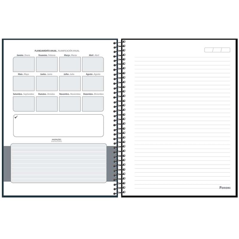 Caderno-Universitario-Masculino-Cliff-10-MAterias-160-Folhas-FORONI