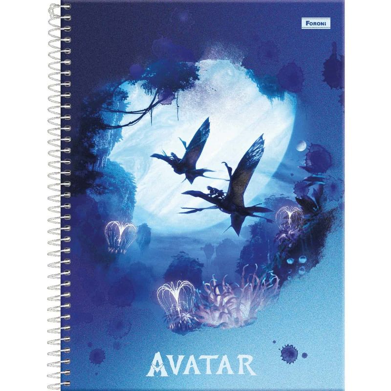 Caderno-Universitario-Capa-Dura-Avatar-15-Materias-240-Folhas-FORONI