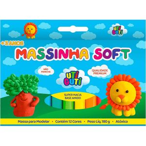 Massinha Soft 12 Cores - Utiguti