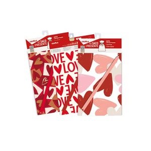 Kit Saco Presente 45X59 Romantica - Cromus