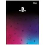 Caderno-Brochura-Universitario-Capa-Dura-Playstation-80-Folhas-Tilibra