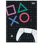 Caderno-Brochura-Universitario-Capa-Dura-Playstation-80-Folhas-Tilibra