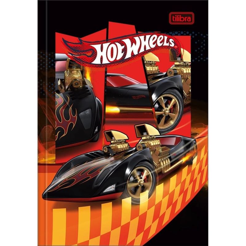 Caderno-Brochura-Costurado-Pequeno-1-4-Hot-Wheels-48-Folhas---Tilibra