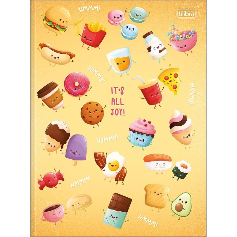 Caderno-Brochura-Univ-Taste-80f-Tilibra-Sortido